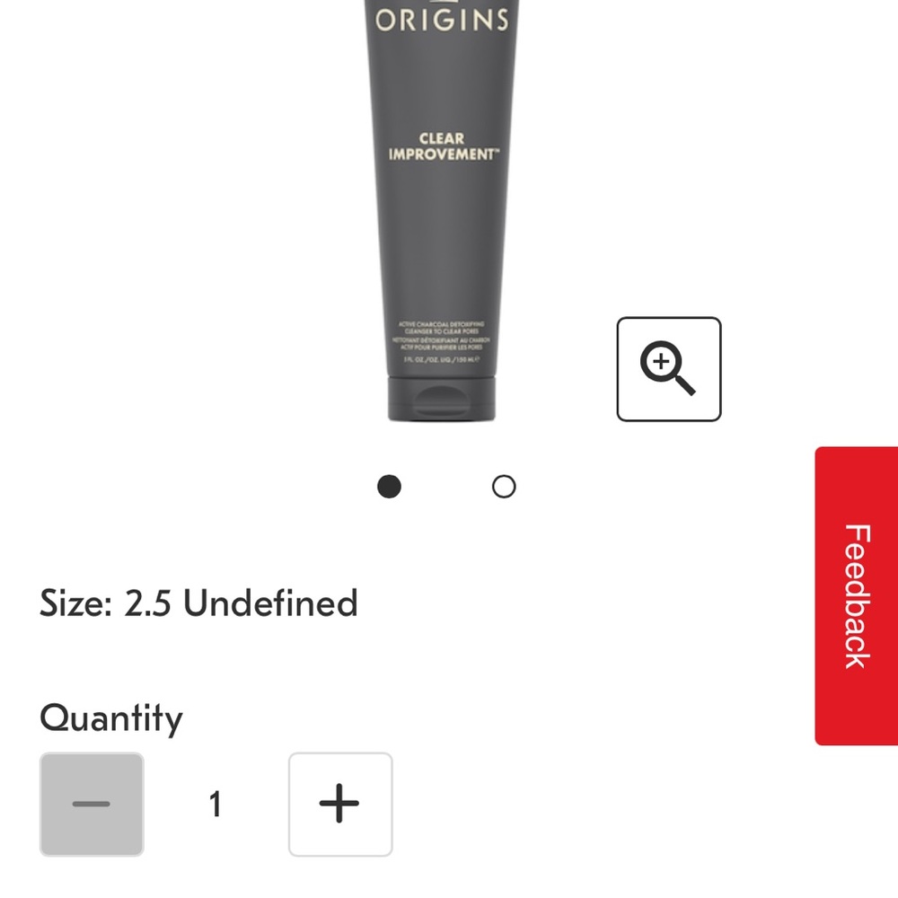 Origins Black Skincare Mask Sleek Design